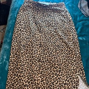 Cheetah long skirt